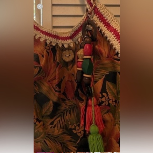 💕💕SALE priced💕💕Patricia Nash CubanTropical Gerona Resort leather bag. - Picture 8 of 8